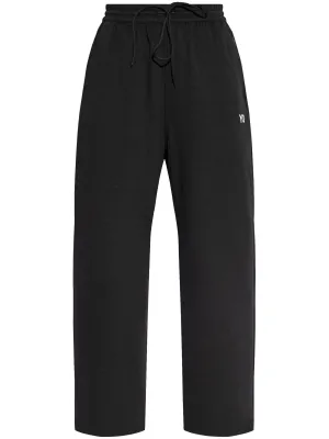 Y-3 LOGO-PRINT TRACK PANTS